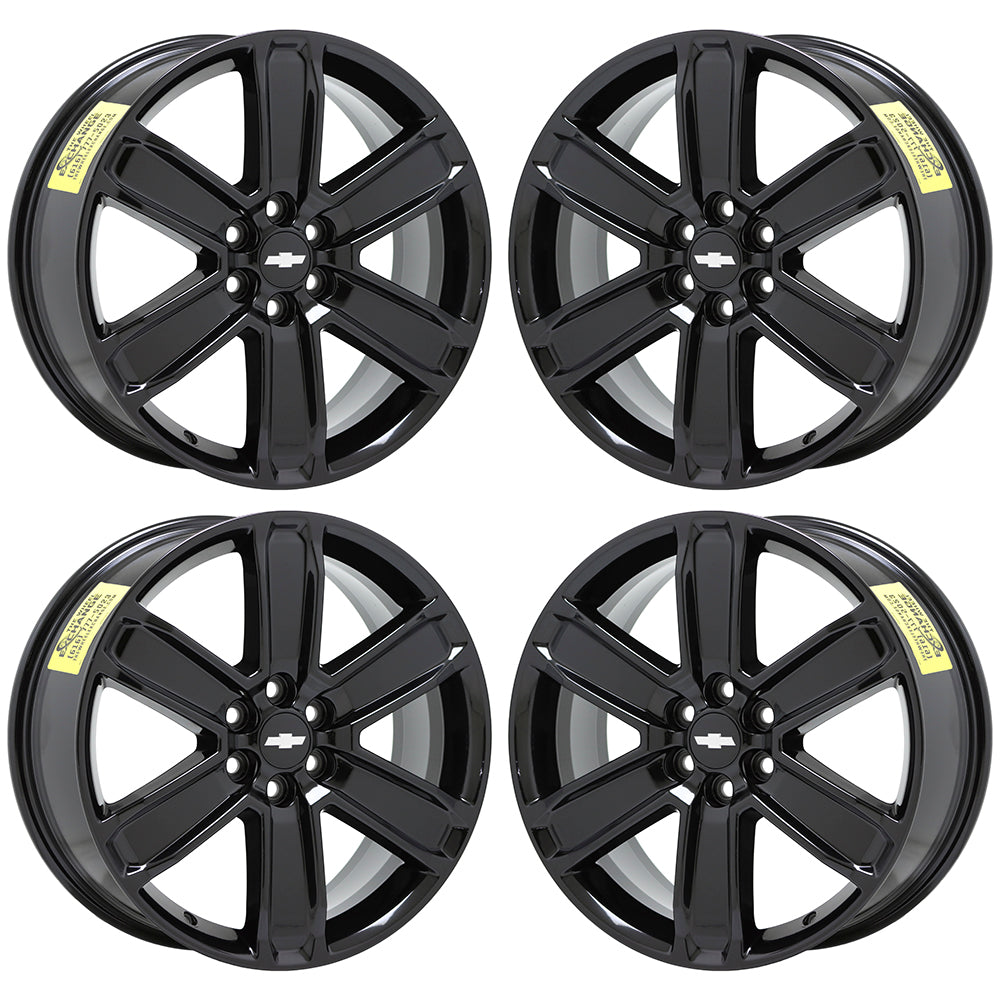 20" Chevrolet Blazer Gloss Black wheels rims Factory OEM set 4800 5794